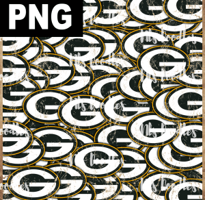green-bay-packers-logo - DIGITAL PATTERN DOWNLOAD for sublimation or screens