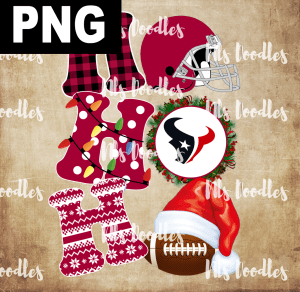 houston-texans-hohoho christmas-nfl team DIGITAL DOWNLOAD for sublimation or screens