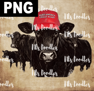 make america great cows-DIGITAL DOWNLOAD for sublimation or screens