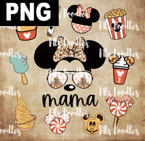mama desingy world mickey-DIGITAL DOWNLOAD for sublimation or screens