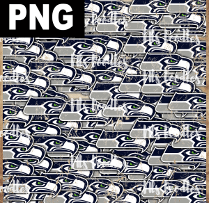 seattle-seahawks-logo - DIGITAL PATTERN DOWNLOAD for sublimation or screens