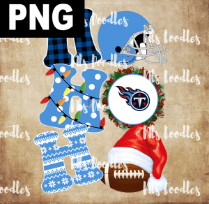 tennessee-titans-hohoho christmas-nfl team DIGITAL DOWNLOAD for sublimation or screens