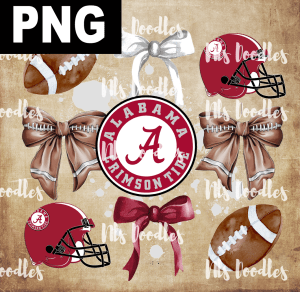 Alabama_Crimson_Tide_logo-SEC team watercolor-DIGITAL DOWNLOAD for sublimation or screens