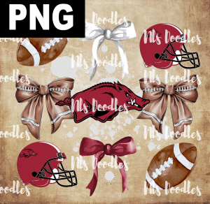 Arkansas_Razorbacks_logo-SEC team watercolor-DIGITAL DOWNLOAD for sublimation or screens