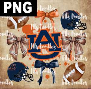 Auburn_Tigers_logo-SEC team watercolor-DIGITAL DOWNLOAD for sublimation or screens