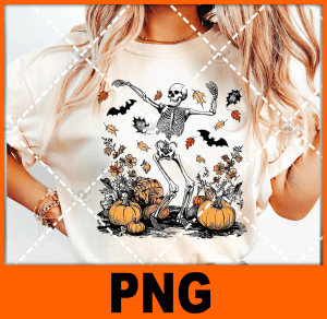 Dancing-Skeleton - PNG DIGITAL DOWNLOAD for sublimation or screens