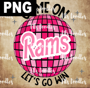 Rams_Come_on_baribe_lets_go_win - PNG DIGITAL DOWNLOAD for sublimation or screens