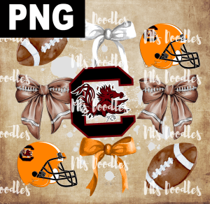 South_Carolina_Gamecocks_logo-SEC team watercolor-DIGITAL DOWNLOAD for sublimation or screens