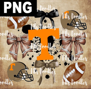 Tennessee_Volunteers_logo-SEC team watercolor-DIGITAL DOWNLOAD for sublimation or screens