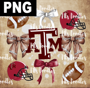 Texas_AM_University_logo-SEC team watercolor-DIGITAL DOWNLOAD for sublimation or screens