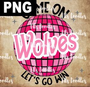 Wolves_Come_on_baribe_lets_go_win - PNG DIGITAL DOWNLOAD for sublimation or screens