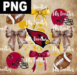 arizona-cardinals-logo-nfl team watercolor-DIGITAL DOWNLOAD for sublimation or screens