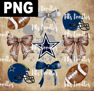 dallas-cowboys-logo-nfl team watercolor-DIGITAL DOWNLOAD for sublimation or screens