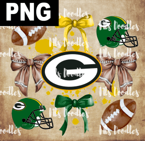 green-bay-packers-logo-nfl team watercolor-DIGITAL DOWNLOAD for sublimation or screens