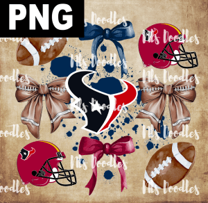 houston-texans-logo-nfl team watercolor-DIGITAL DOWNLOAD for sublimation or screens