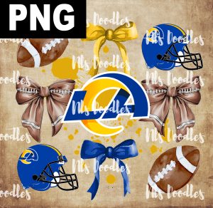 los-angeles-rams-logo-nfl team watercolor-DIGITAL DOWNLOAD for sublimation or screens