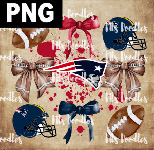 new-england-patriots-logo-nfl team watercolor-DIGITAL DOWNLOAD for sublimation or screens