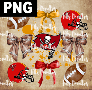 tampa-bay-buccaneers-logo-nfl team watercolor-DIGITAL DOWNLOAD for sublimation or screens