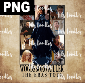 woodsboro killer the eras tour - PNG DIGITAL DOWNLOAD for sublimation or screens