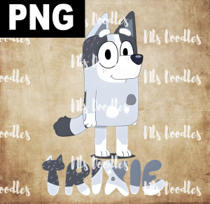 Aunty Trixie Dog - PNG DIGITAL DOWNLOAD for sublimation or screens