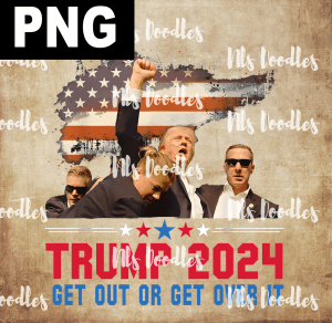 trump getoverit copy - PNG File design for sublimation and Dtf