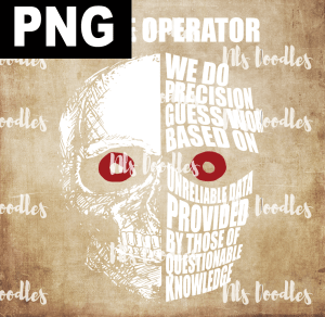 crane operator skull - PNG File design for sublimation and Dtf