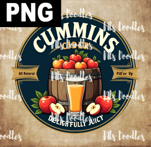 cummins all natural delighfully juicy - PNG File design for sublimation and Dtf